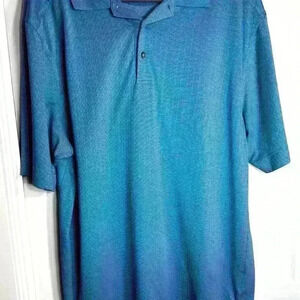 Cutter & Buck CB Dry Tec Luxe XL Men's Light Blue Polo
